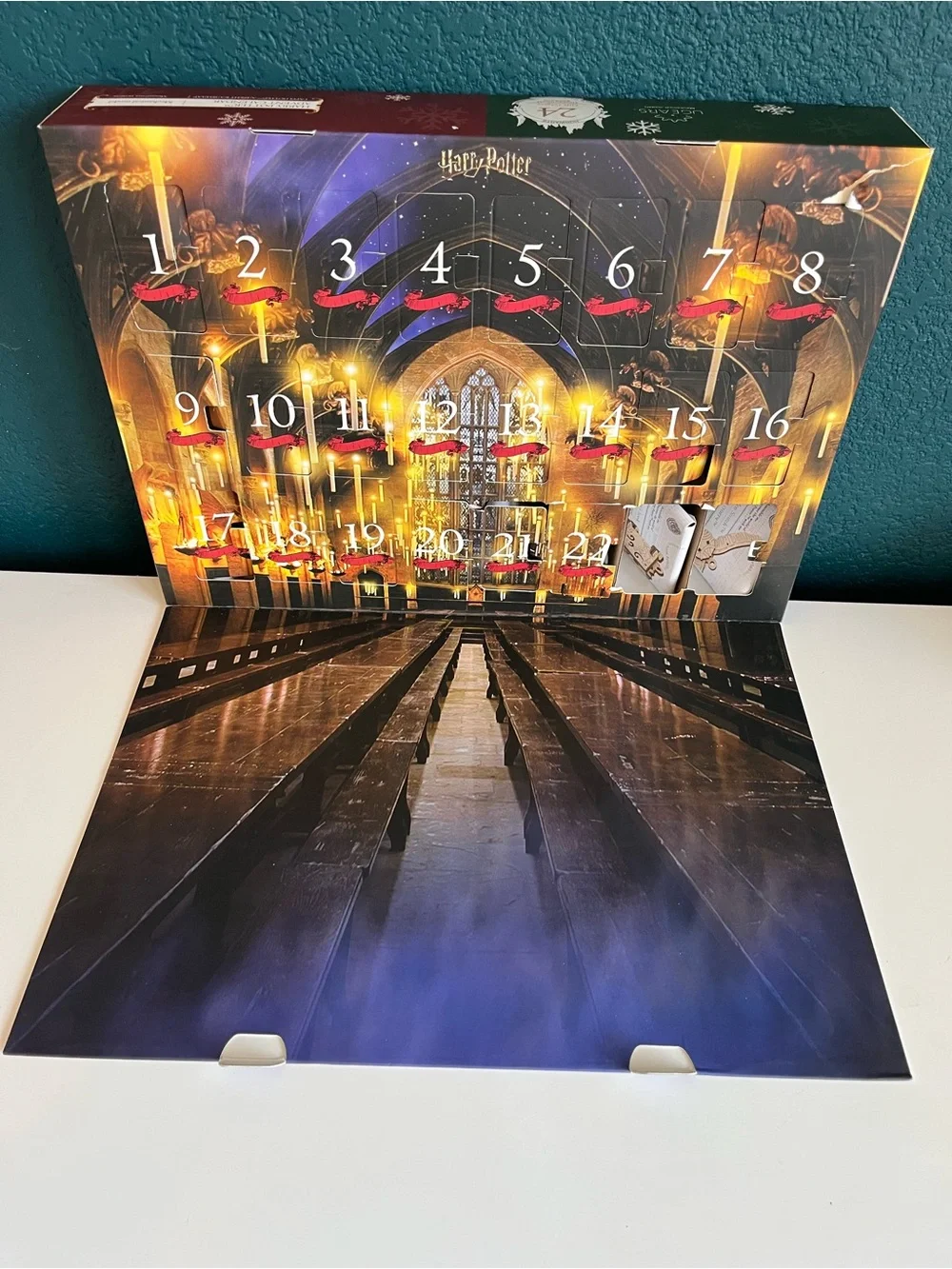 UGears Harry Potter Advent Hogwarts Calendar 3D Wooden Puzzles DAMAGED BOX